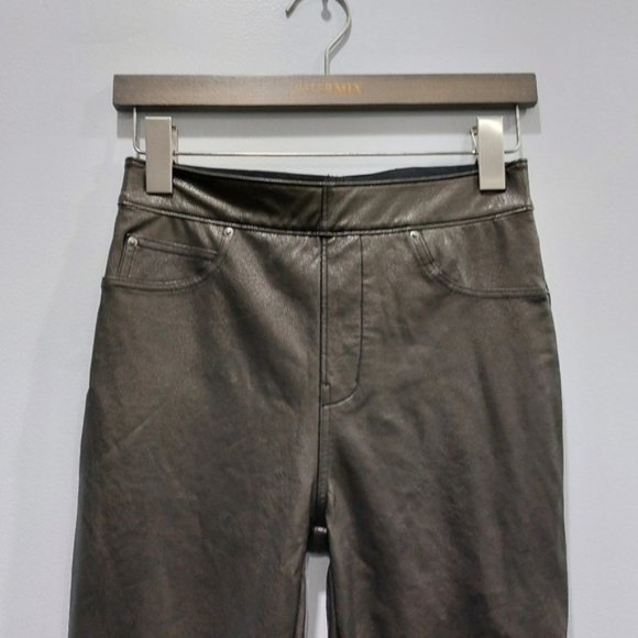 Spanx Faux Leather-Like Ankle Skinny Pants - Picture 3 of 8